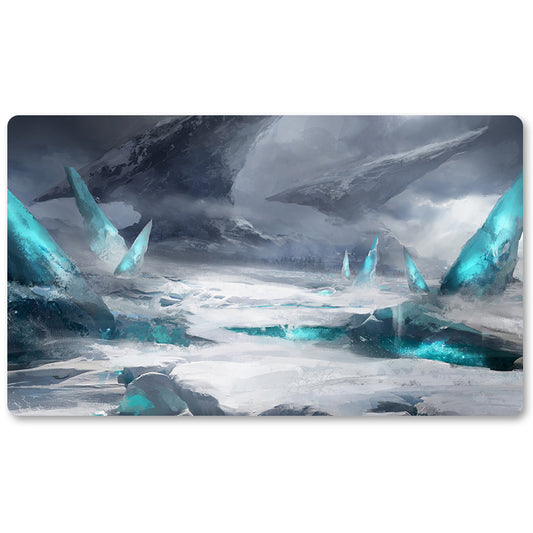 Magic The Gathering Peripheral- Khans of Tarkir Forest  -MTG Playmat Size 23.6X13.7in Play mats Compatible for TCG RPG CCG Trading Card Game