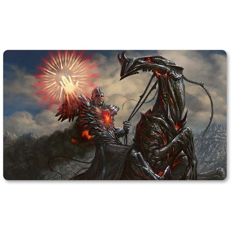 Magic The Gathering Peripheral- Hero of Oxid Ridge  -MTG Playmat Size 23.6X13.7in Play mats Compatible for TCG RPG CCG Trading Card Game