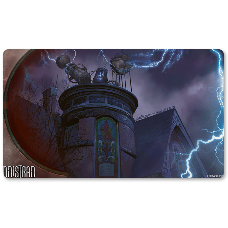 Magic The Gathering Peripheral- Rooftop Storms -MTG Playmat Size 23.6X13.7in Play mats Compatible for TCG RPG CCG Trading Card Game