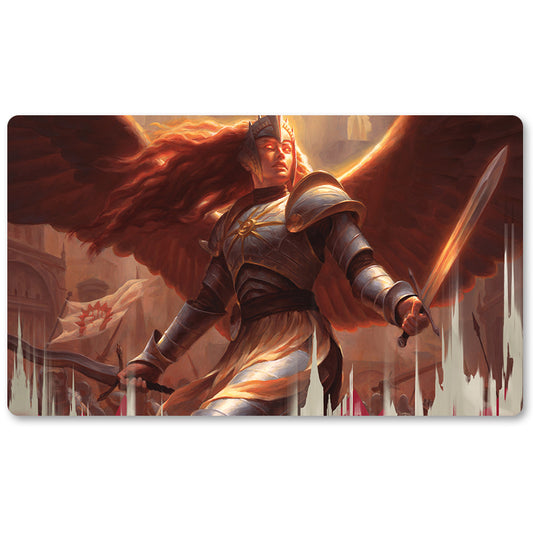 Magic The Gathering Peripheral-Aurelia, Exemplar Of Justice -MTG Playmat Size 23.6X13.7in Play mats Compatible for TCG RPG CCG Trading Card Game