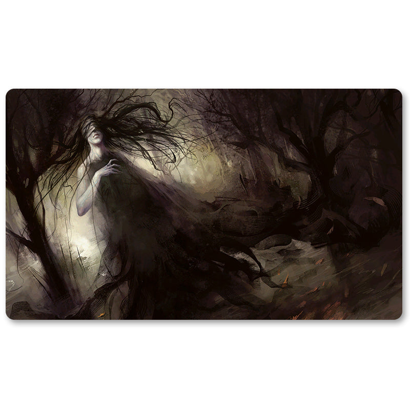 Board Game Peripheral- Bog-Wraith -MTG Playmat Size 23.6X13.7in Play mats Compatible for TCG RPG CCG Trading Card Game