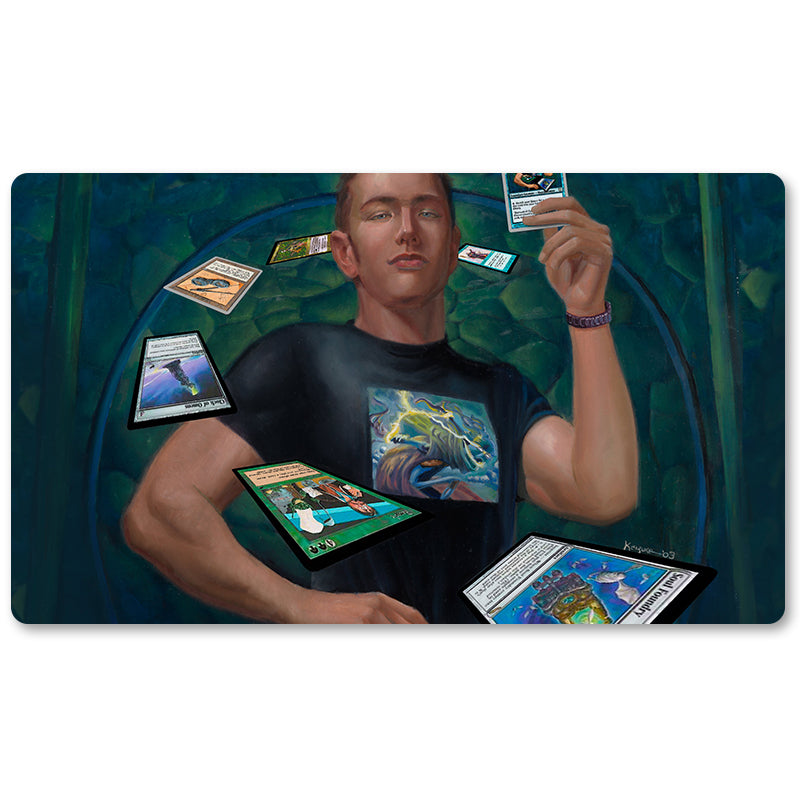 Magic The Gathering Peripheral- Johnny, Combo Player  -MTG Playmat Size 23.6X13.7in Play mats Compatible for TCG RPG CCG Trading Card Game