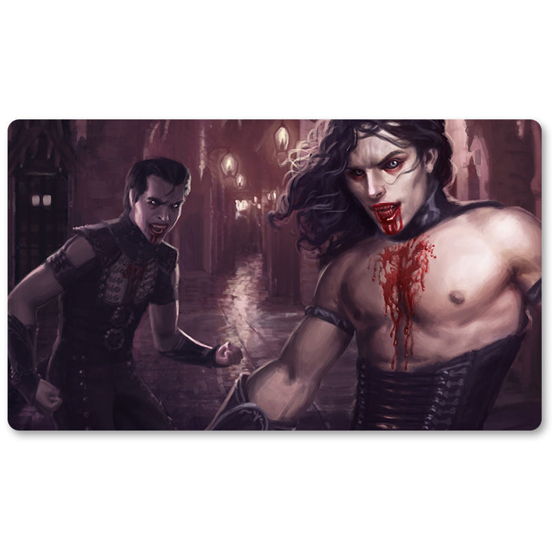 Board Game Peripheral- Rakish-Heir  -MTG Playmat Size 23.6X13.7in Play mats Compatible for TCG RPG CCG Trading Card Game