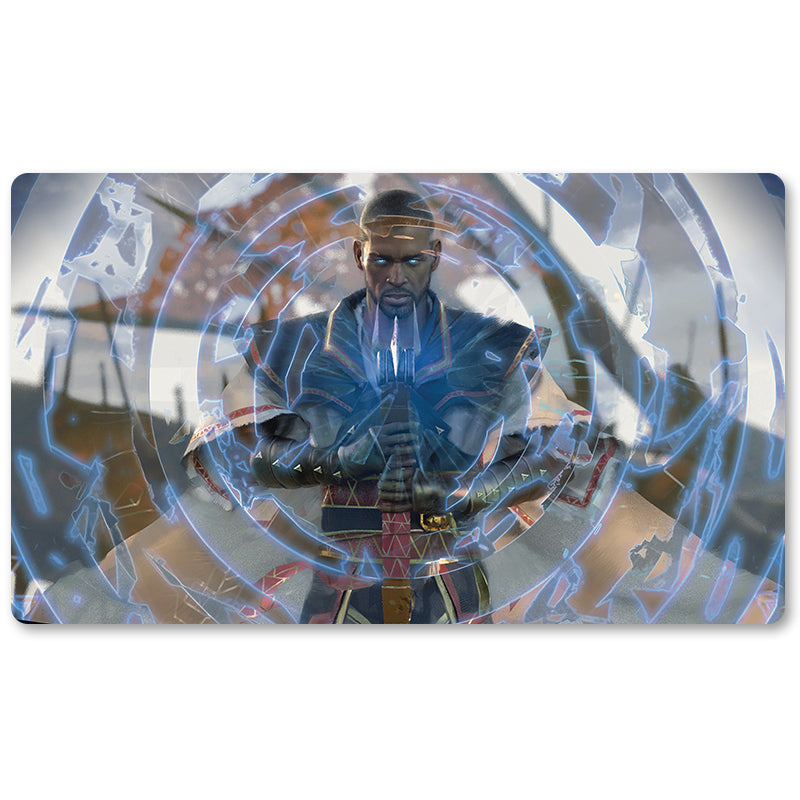 Board Game Peripheral- TEFERI, MASTER OF TIME  -MTG Playmat Size 23.6X13.7in Play mats Compatible for TCG RPG CCG Trading Card Game