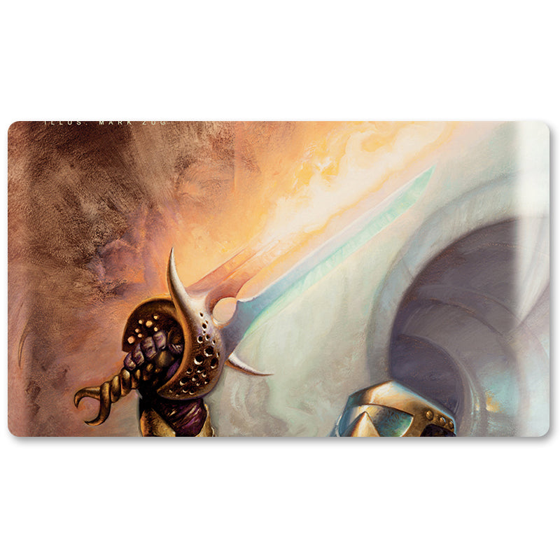 Magic The Gathering Peripheral- Sword of Fire And Ice -MTG Playmat Size 23.6X13.7in Play mats Compatible for TCG RPG CCG Trading Card Game