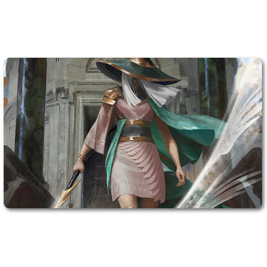 Magic The Gathering Peripheral- THE WANDERER -MTG Playmat Size 23.6X13.7in Play mats Compatible for TCG RPG CCG Trading Card Game