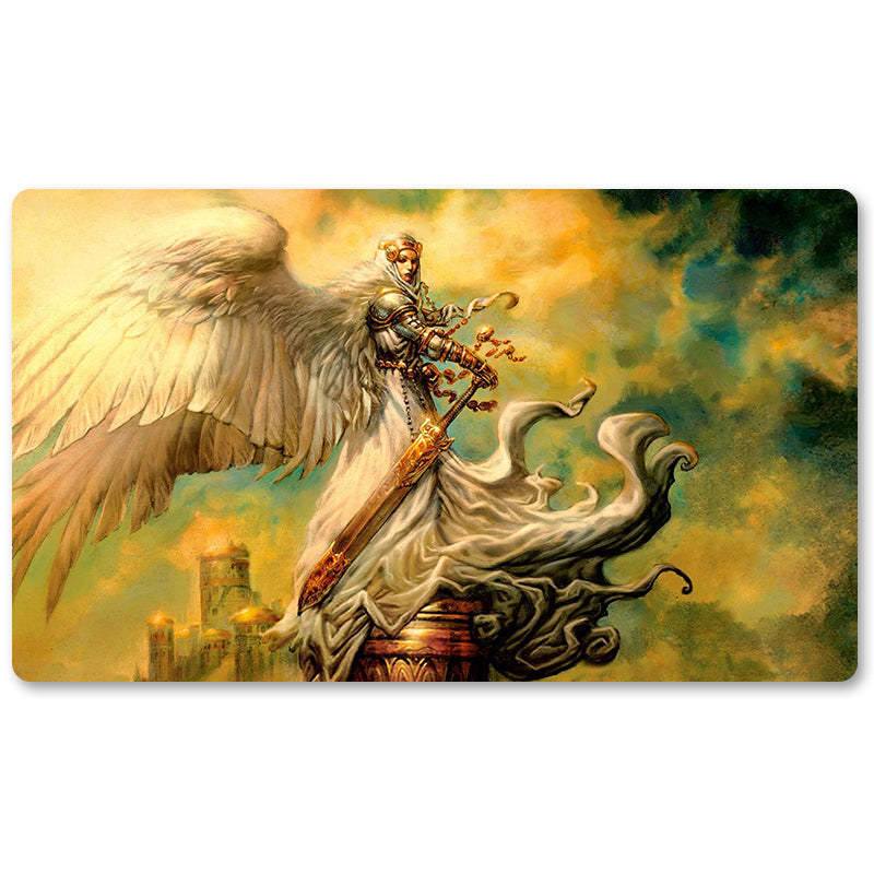 Board Game Peripheral- Empyrial Archangel -MTG Playmat Size 23.6X13.7in Play mats Compatible for TCG RPG CCG Trading Card Game