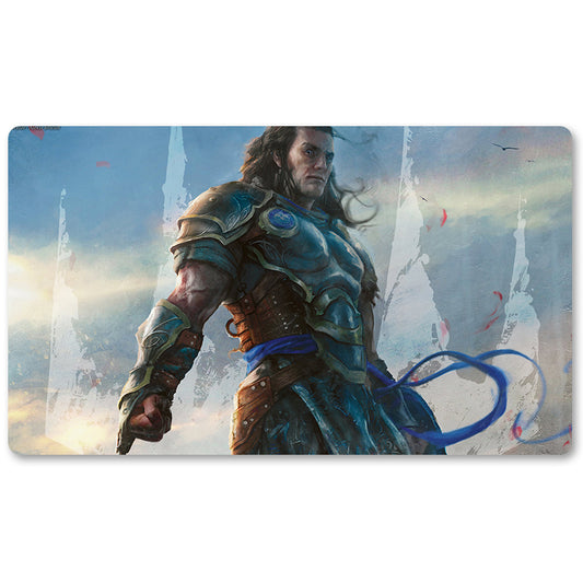 Magic The Gathering Peripheral- Gideon Jura -MTG Playmat Size 23.6X13.7in Play mats Compatible for TCG RPG CCG Trading Card Game