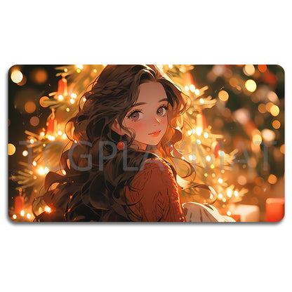 Board Game Princess belle Lorcana Playmat- 23120546-  Size 23.6X13.7in Play mats Compatible for TCG RPG CCG Mouse Pad Desk Mats