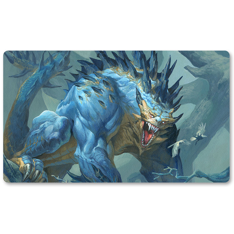 Board Game Peripheral- Rumbling-Baloth  -MTG Playmat Size 23.6X13.7in Play mats Compatible for TCG RPG CCG Trading Card Game