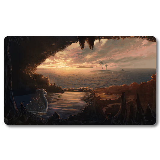 PTCG Peripheral - 793831- Pokemon Playmat Size 23.6X13.7in Play mats Compatible for TCG MTG RPG CCG Trading Card Game