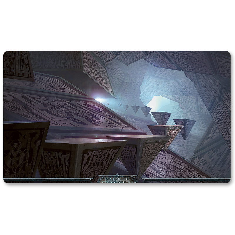 Board Game Peripheral- Eldrazi Temple -MTG Playmat Size 23.6X13.7in Play mats Compatible for TCG RPG CCG Trading Card Game