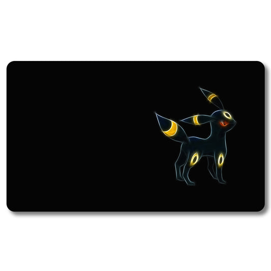 Board Game Umbreon Playmat - Pokemon Size 23.6X13.7in Play mats Compatible for TCG MTG RPG CCG Trading Card Game