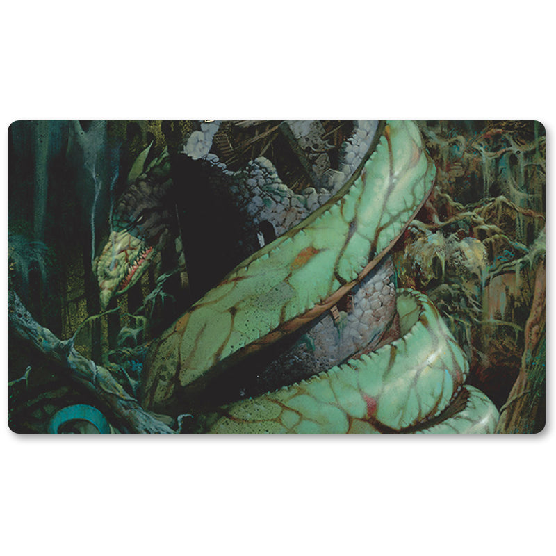 Brettspiel-Peripherie – Mungha Wurm – MTG-Spielmatte, Größe 59,9 x 34,9 cm, kompatibel mit TCG, RPG, CCG, Sammelkartenspiel