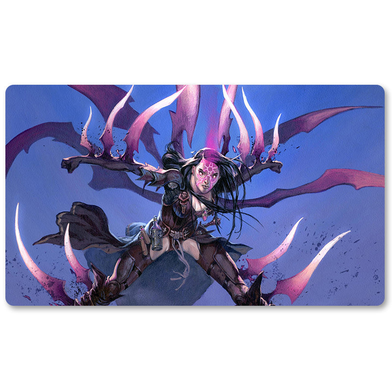 Magic The Gathering Peripheral- Vow of Malice -MTG Playmat Size 23.6X13.7in Play mats Compatible for TCG RPG CCG Trading Card Game