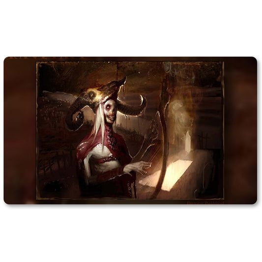 Magic The Gathering Peripheral- Grave Pact  -MTG Playmat Size 23.6X13.7in Play mats Compatible for TCG RPG CCG Trading Card Game