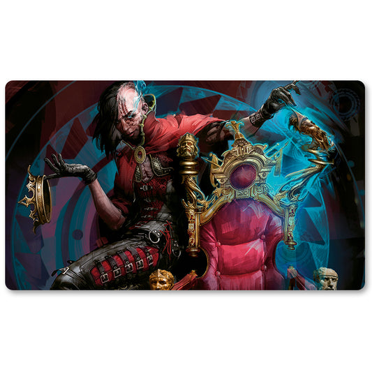 Board Game Peripheral- Dark Confidant -MTG Playmat Size 23.6X13.7in Play mats Compatible for TCG RPG CCG Trading Card Game