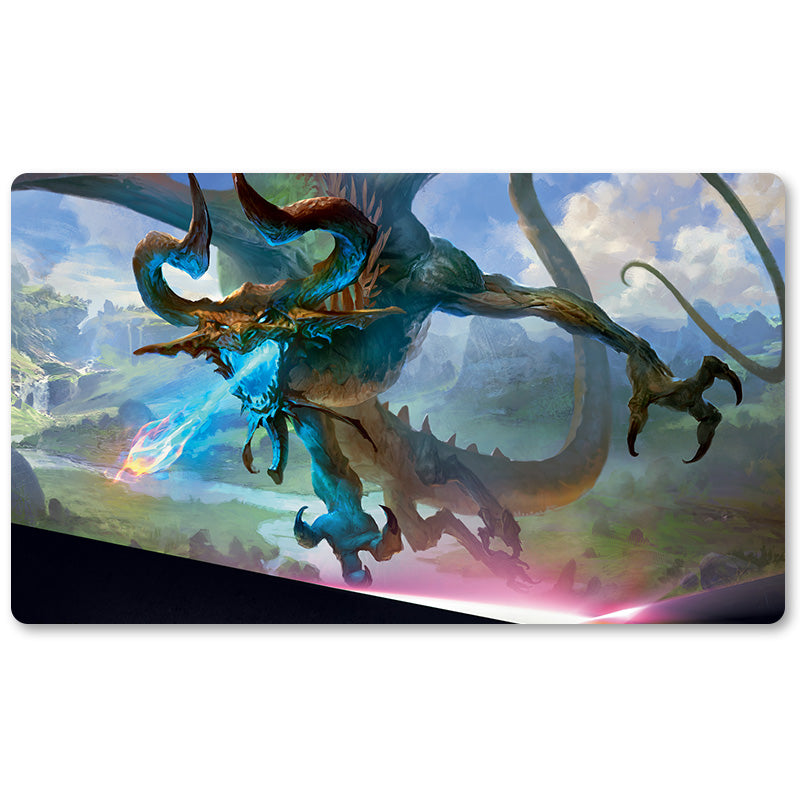 Board Game Peripheral- Nicol Bolas, The Ravager  -MTG Playmat Size 23.6X13.7in Play mats Compatible for TCG RPG CCG Trading Card Game