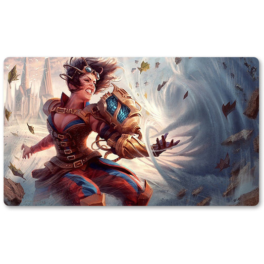 Magic The Gathering Peripheral- Blustersquall -MTG Playmat Size 23.6X13.7in Play mats Compatible for TCG RPG CCG Trading Card Game