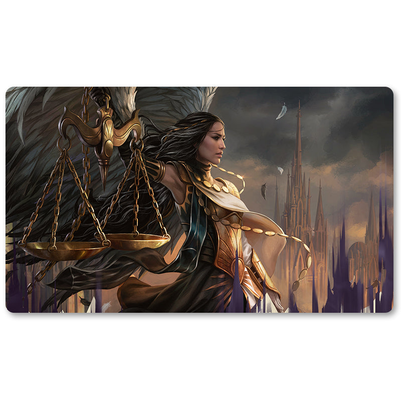 Magic The Gathering Peripheral- Seraph Of The Scales -MTG Playmat Size 23.6X13.7in Play mats Compatible for TCG RPG CCG Trading Card Game