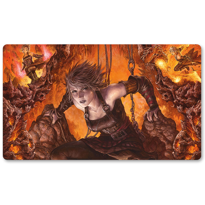 Board Game Peripheral- NAHIRI, HEIR OF THE ANCIENTS   -MTG Playmat Size 23.6X13.7in Play mats Compatible for TCG RPG CCG Trading Card Game