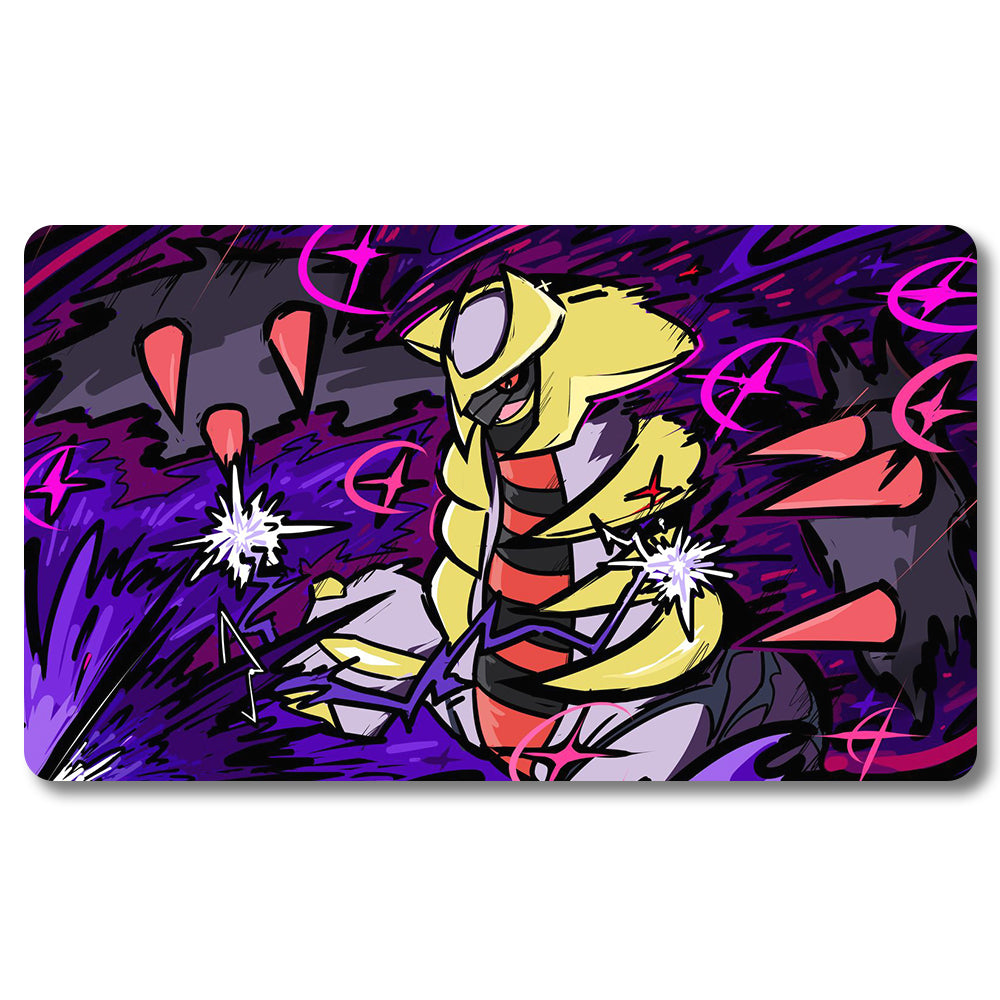 Board Game Giratina Playmat- Pokemon  Size 23.6X13.7in Play mats Compatible for TCG MTG RPG CCG Trading Card Game