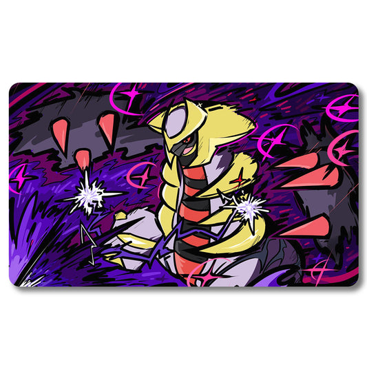 Board Game Giratina Playmat- Pokemon  Size 23.6X13.7in Play mats Compatible for TCG MTG RPG CCG Trading Card Game