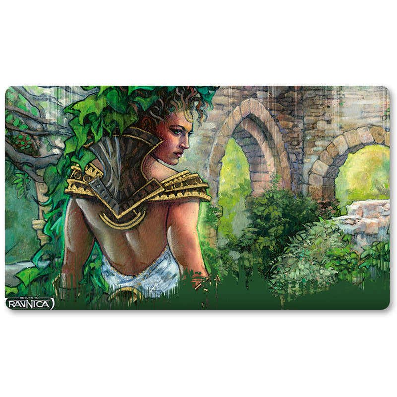 Magic The Gathering Peripheral- Dryad-Militant -MTG Playmat Size 23.6X13.7in Play mats Compatible for TCG RPG CCG Trading Card Game