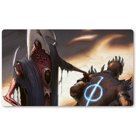 Magic The Gathering Peripheral- Banishment-Decree -MTG Playmat Size 23.6X13.7in Play mats Compatible for TCG RPG CCG Trading Card Game