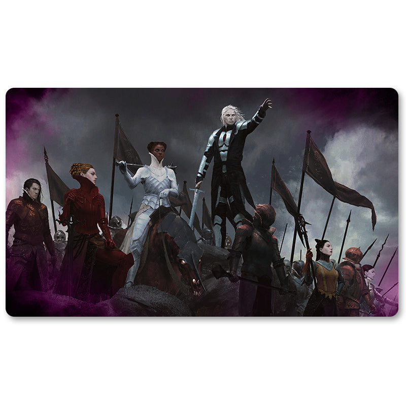 Magic The Gathering Peripheral- CAMPAIGN OF VENGEANCE -MTG Playmat Size 23.6X13.7in Play mats Compatible for TCG RPG CCG Trading Card Game