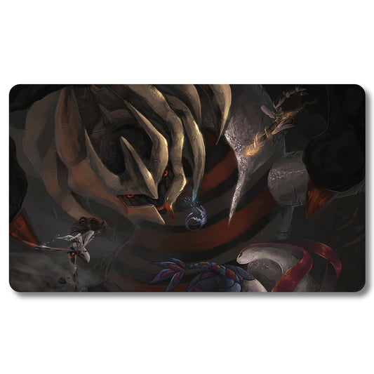 Board Game Peripheral - 592337- Pokemon Playmat Size 23.6X13.7in Play mats Compatible for TCG MTG RPG CCG Trading Card Game