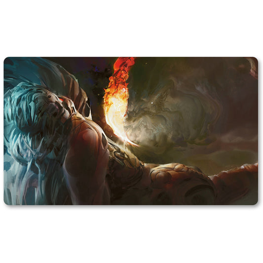 Board Game Peripheral- Molten tail Masticore  -MTG Playmat Size 23.6X13.7in Play mats Compatible for TCG RPG CCG Trading Card Game