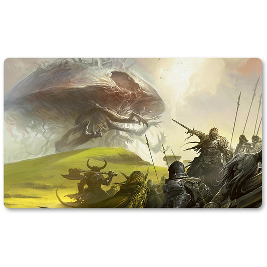 Board Game Peripheral- Rise of the Eldrazi-MTG Playmat Size 23.6X13.7in Play mats Compatible for TCG RPG CCG Trading Card Game