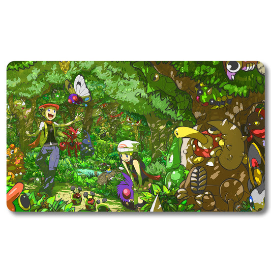 Board Game Peripheral - 75504- Pokemon Playmat Size 23.6X13.7in Play mats Compatible for TCG MTG RPG CCG Trading Card Game