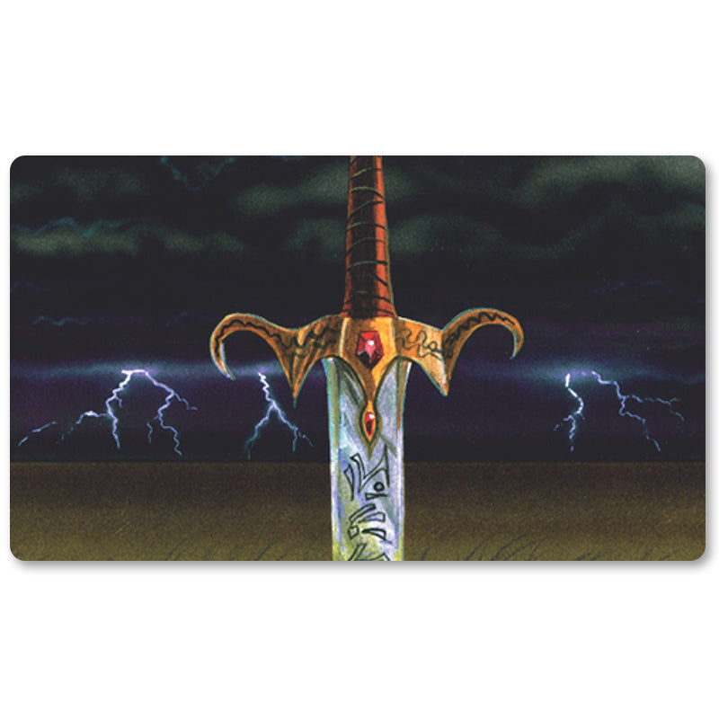 Board Game Peripheral- Storm Seeker -MTG Playmat Size 23.6X13.7in Play mats Compatible for TCG RPG CCG Trading Card Game