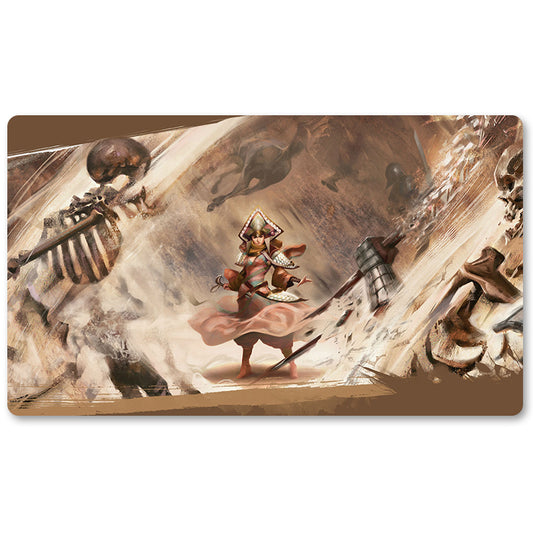 Board Game Peripheral- Duneblast -MTG Playmat Size 23.6X13.7in Play mats Compatible for TCG RPG CCG Trading Card Game