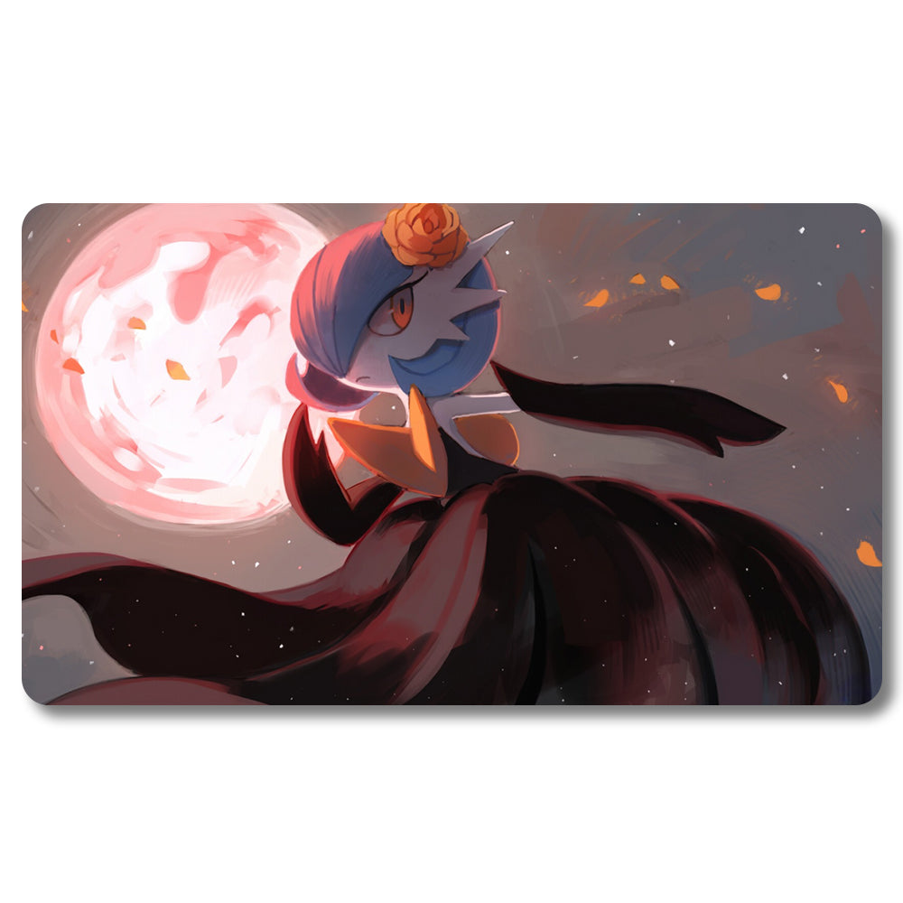 Board Game Gardevoir Playmat - Pokemon Size 23.6X13.7in Play mats Compatible for TCG MTG RPG CCG Trading Card Game