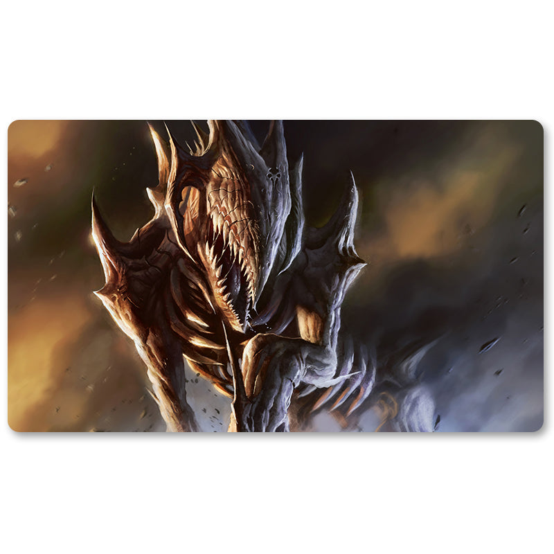 Board Game Peripheral- DRASTIC-REVELATION -MTG Playmat Size 23.6X13.7in Play mats Compatible for TCG RPG CCG Trading Card Game