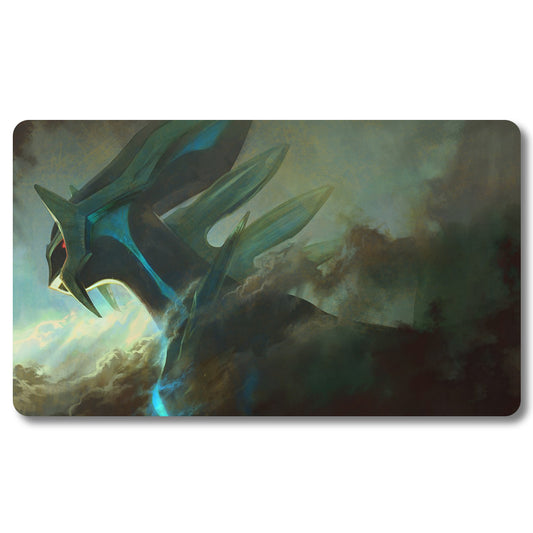 PTCG Di Ya Luka Playmat - Pokemon Size 23.6X13.7in Play mats Compatible for TCG MTG RPG CCG Trading Card Game