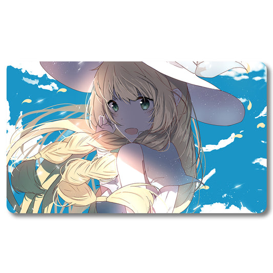 Board Game Lilia Playmat - Pokemon Size 23.6X13.7in Play mats Compatible for TCG MTG RPG CCG Trading Card Game