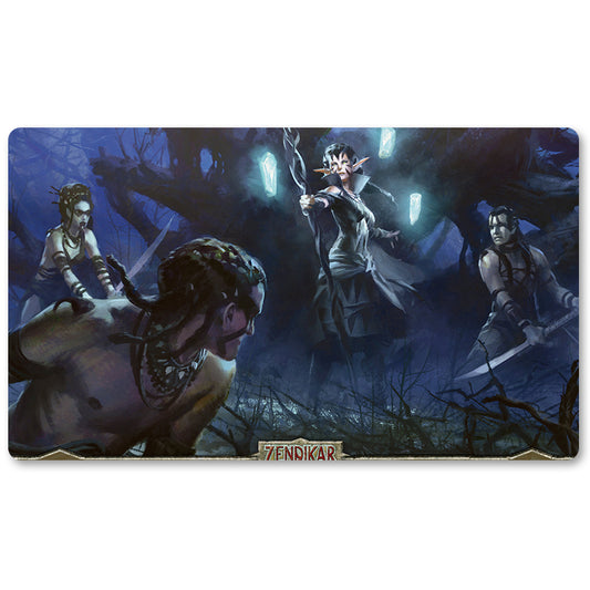 Magic The Gathering Peripheral- ABADDON THE DESPOILER -MTG Playmat Size 23.6X13.7in Play mats Compatible for TCG RPG CCG Trading Card Game