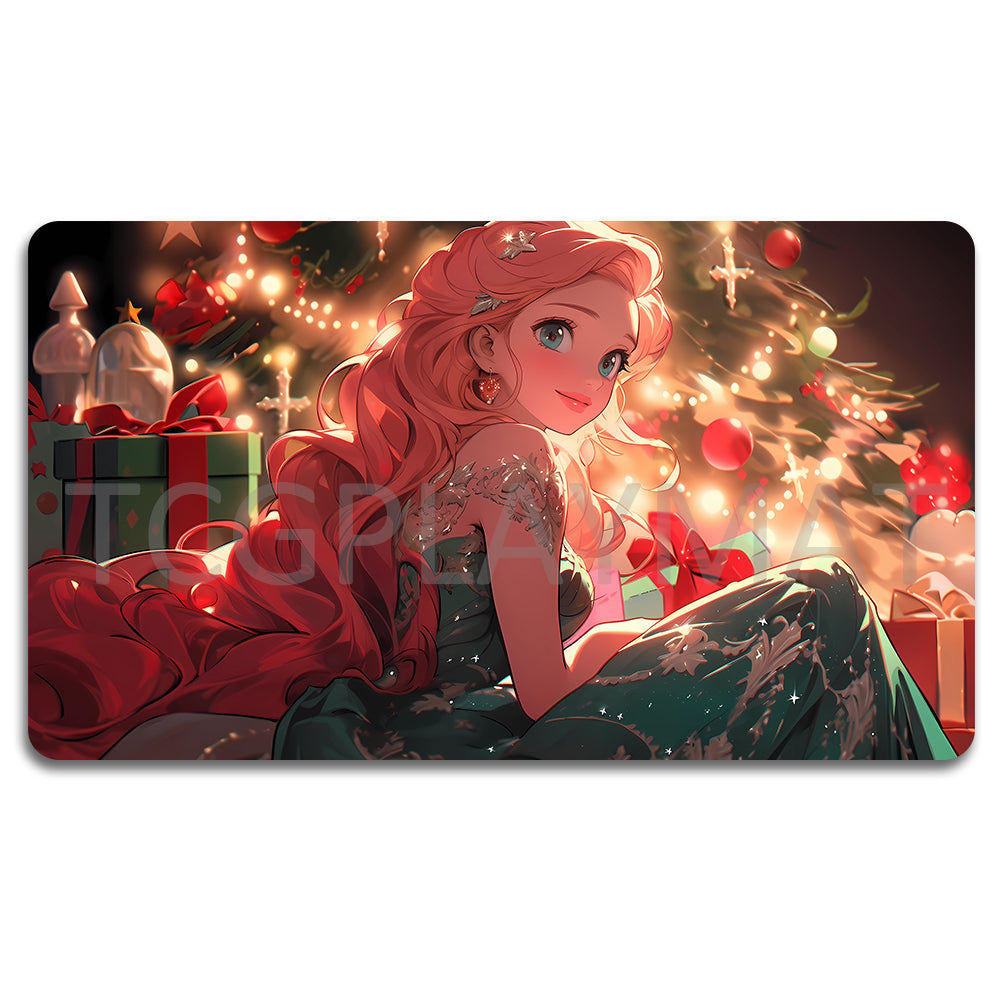 Disney Princess Aurora Lorcana Playmat- 23120534-  Size 23.6X13.7in Play mats Compatible for TCG RPG CCG Mouse Pad Desk Mats