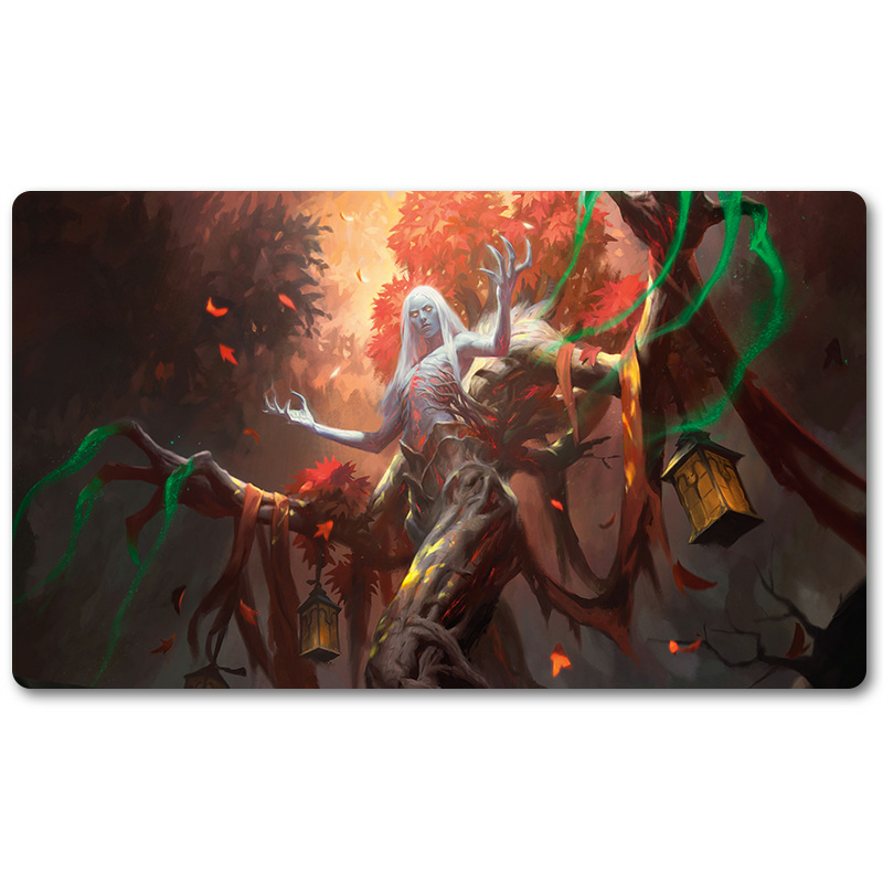 Board Game Peripheral- WRENN AND SEVEN -MTG Playmat Size 23.6X13.7in Play mats Compatible for TCG RPG CCG Trading Card Game