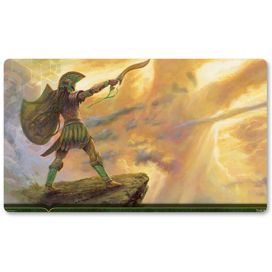 Board Game Peripheral- Gift-of-Immortality -MTG Playmat Size 23.6X13.7in Play mats Compatible for TCG RPG CCG Trading Card Game