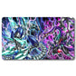 YUGIOH Dark Rebellion XYZ Dragon Playmat - Yugioh Size 23.6X13.7in Play mats Compatible for TCG OCG CCG Trading Card Game
