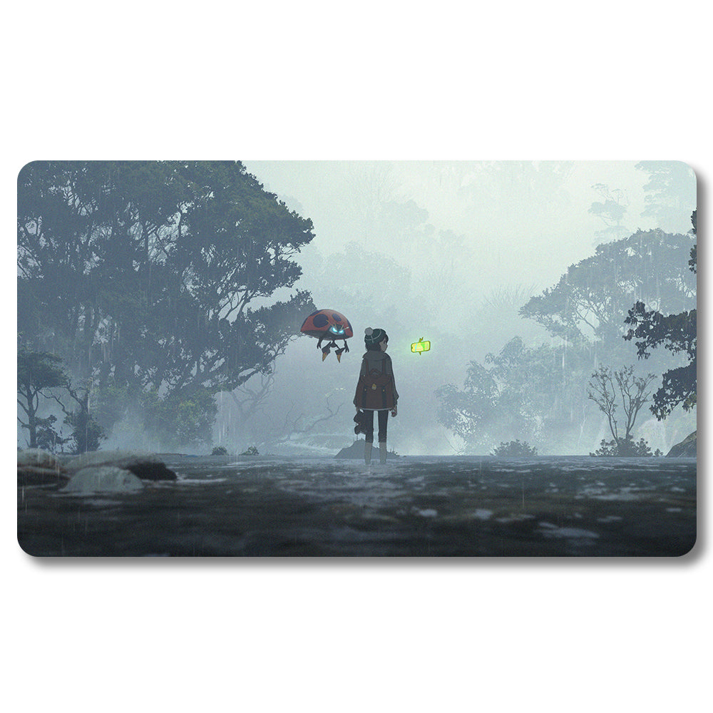 PTCG Yoly Playmat  - Pokemon Size 23.6X13.7in Play mats Compatible for TCG MTG RPG CCG Trading Card Game