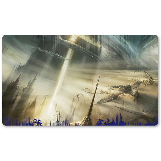 Magic The Gathering Peripheral- Playmat - Supreme Verdict  -MTG Playmat Size 23.6X13.7in Play mats Compatible for TCG RPG CCG Trading Card Game