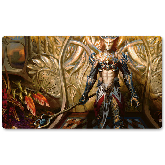 Board Game Peripheral- Vorel of the Hull Calde -MTG Playmat Size 23.6X13.7in Play mats Compatible for TCG RPG CCG Trading Card Game