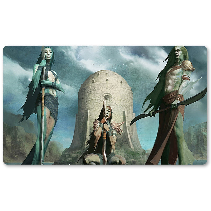 Board Game Peripheral- Enclave-Elite -MTG Playmat Size 23.6X13.7in Play mats Compatible for TCG RPG CCG Trading Card Game