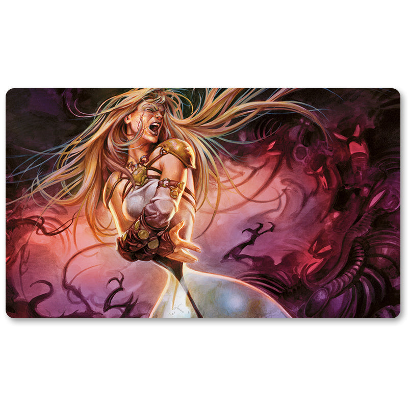 Magic The Gathering Peripheral- Soul Bleed -MTG Playmat Size 23.6X13.7in Play mats Compatible for TCG RPG CCG Trading Card Game